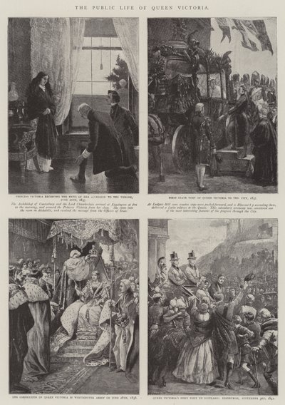 La vie publique de la reine Victoria - William Heysham Overend