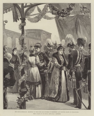 Le Mariage Royal, Réception du Duc et de la Duchesse d