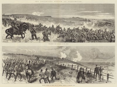 La revue des volontaires à Portsmouth - William Heysham Overend
