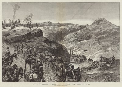 La guerre entre la Serbie et la Bulgarie, le col de Dragoman - William Heysham Overend