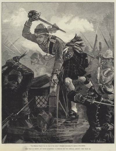 La guerre en Égypte, au corps à corps - William Heysham Overend
