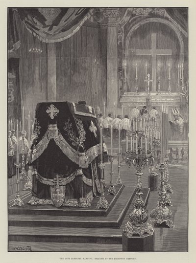 Le défunt Cardinal Manning, Requiem à l