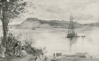 Vue de la ville et de la forteresse de Québec. A.D. 1759 - William Heysham Overend