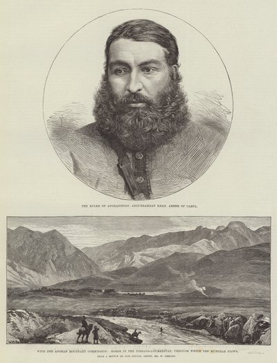 Avec la Commission de la Frontière Afghane - William Heysham Overend