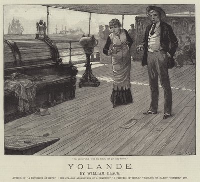 Yolande, par William Black - William Heysham Overend
