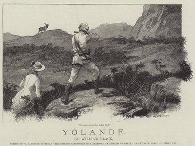 Yolande, par William Black - William Heysham Overend