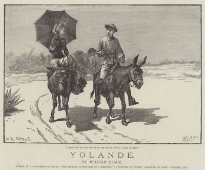Yolande, par William Black - William Heysham Overend