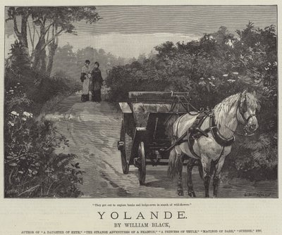 Yolande, par William Black - William Heysham Overend