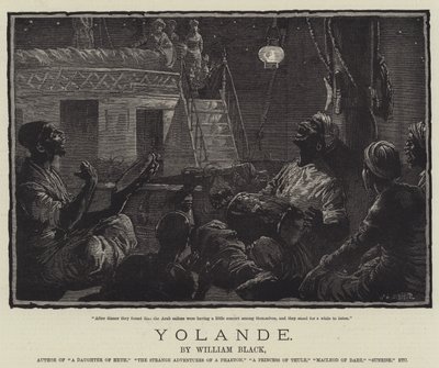 Yolande, par William Black - William Heysham Overend