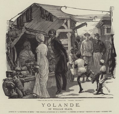 Yolande, par William Black - William Heysham Overend