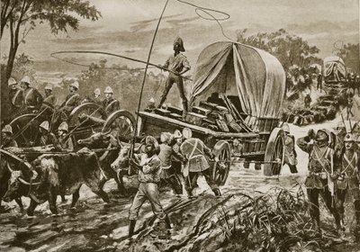 Guerre zouloue : la force de secours d