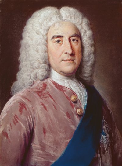 Portrait de Thomas Pelham Holles (1693-1768) Duc de Newcastle under Lyme - William Hoare