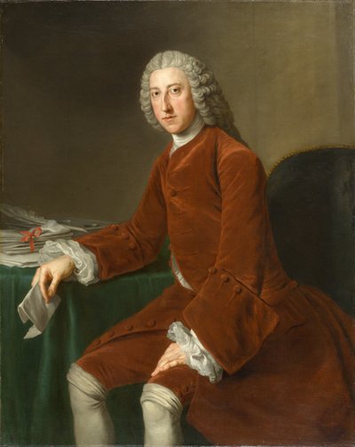 William Pitt, plus tard premier comte de Chatham (1708-1778), vers 1754 - William Hoare