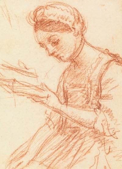 Jeune Fille avec un Livre - William Hoare