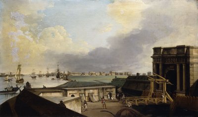 Vue de Calcutta prise depuis Fort William - William Hodges