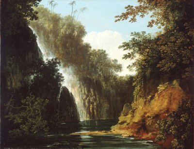 Une cascade à Tahiti - William Hodges
