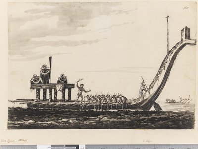 Page 15 Pirogue de guerre, Otaheite - William Hodges