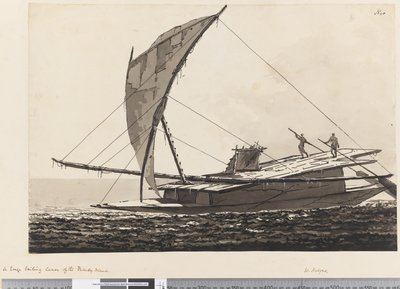 Page 20 Une grande pirogue à voile des îles Amies - William Hodges
