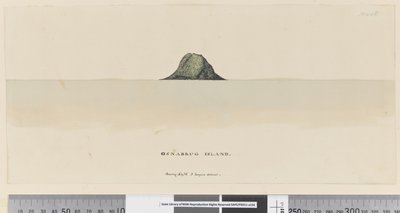 Page 25a Osnabrug Island portant S par W à 5 lieues de distance - William Hodges