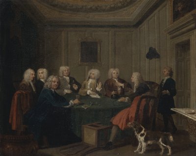 Un club de gentlemen - William Hogarth
