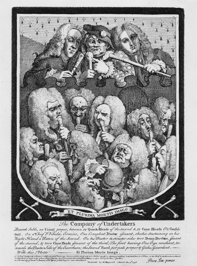 Une consultation de médecins, 1736 - William Hogarth