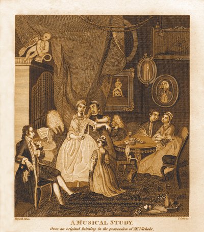 Une étude musicale par William Hogarth - William Hogarth