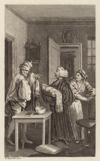 Une scène de Tristram Shandy - William Hogarth