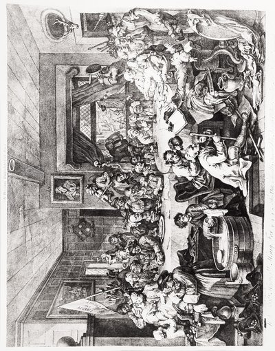 Un Divertissement Électoral, Planche I, 24 Février - William Hogarth
