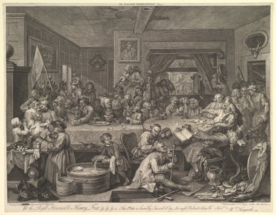 Un Divertissement Électoral, Planche I : Quatre Gravures d
