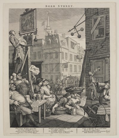 Rue de la Bière - William Hogarth