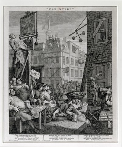 Rue de la Bière, 1751 - William Hogarth