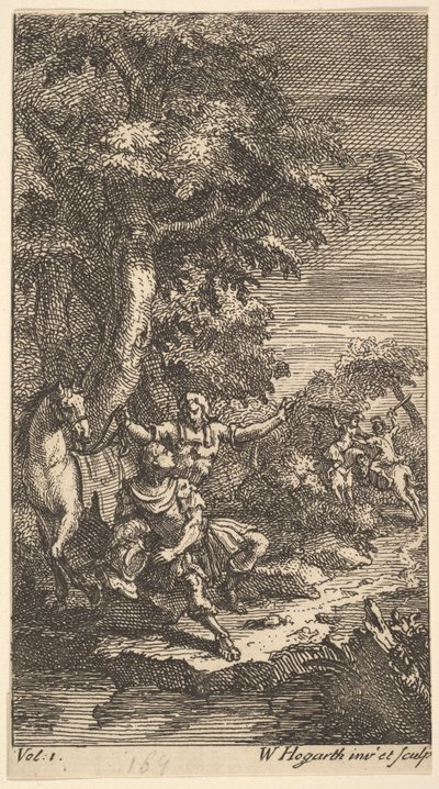 Cassandra, Frontispice, Vol. 1, 1725 - William Hogarth