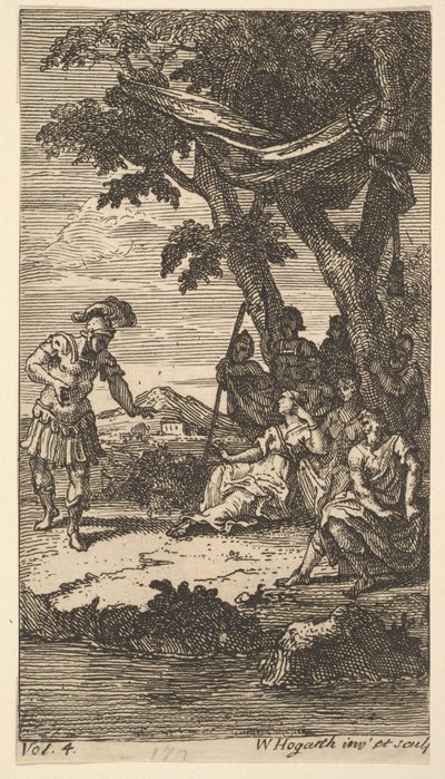 Cassandra, Frontispice, Vol. 4, 1725 - William Hogarth
