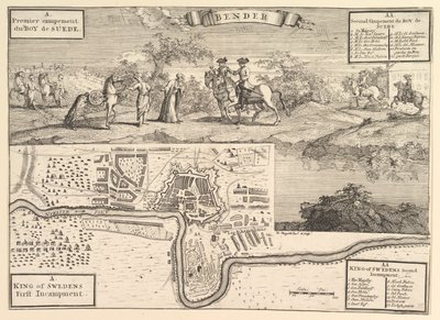Charles XII à Bender, Voyages d