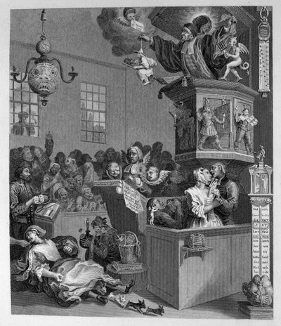 Crédulité, superstition et fanatisme - William Hogarth
