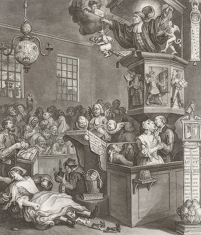 Crédulité, superstition et fanatisme. 1762 - William Hogarth