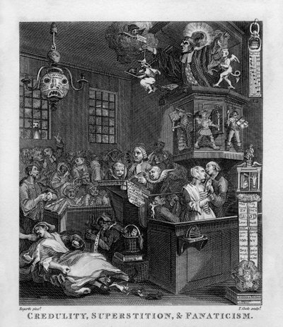 Crédulité, superstition et fanatisme par William Hogarth - William Hogarth