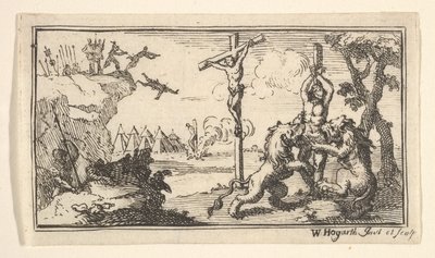 Crucifixion, etc. John Beaver, Châtiments militaires romains, 1725, après 1725 - William Hogarth