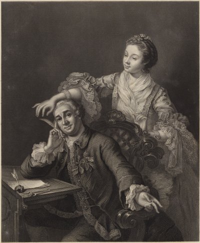 David Garrick et sa femme - William Hogarth