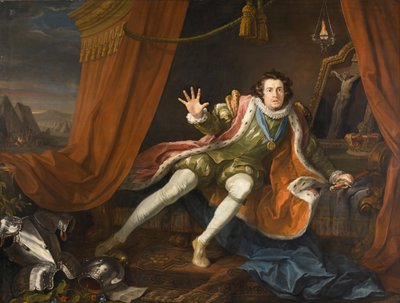 David Garrick en Richard III - William Hogarth