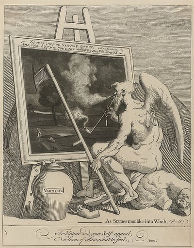 Le Temps fumant une image - William Hogarth