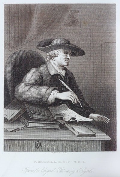 Gravure de T. Morell par William Hogarth - William Hogarth