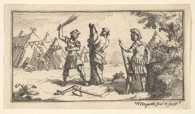 Fustigatio John Beaver, Punitions militaires romaines - William Hogarth