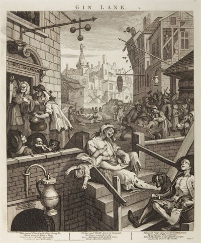 Gin Lane - William Hogarth