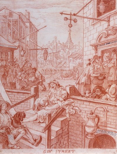 Gin-Straße - William Hogarth