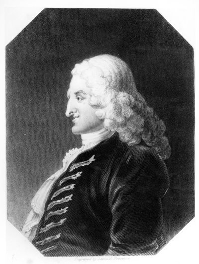 Henry Fielding (1707-54) gravé par Samuel Freeman (1773-1857) - William Hogarth