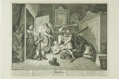 Hudibras catéchisé, planche neuf de Hudibras - William Hogarth