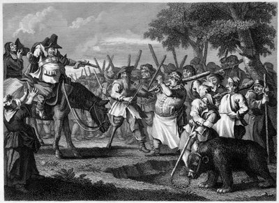 La première aventure de Hudibras - William Hogarth
