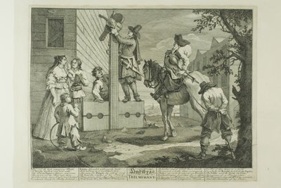 Hudibras triomphant, planche quatre de Hudibras - William Hogarth