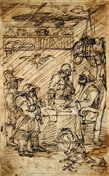 Hudibras visitant Sidrophel - William Hogarth